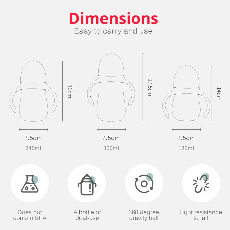 Silicone Handle Multifunctional Bottle