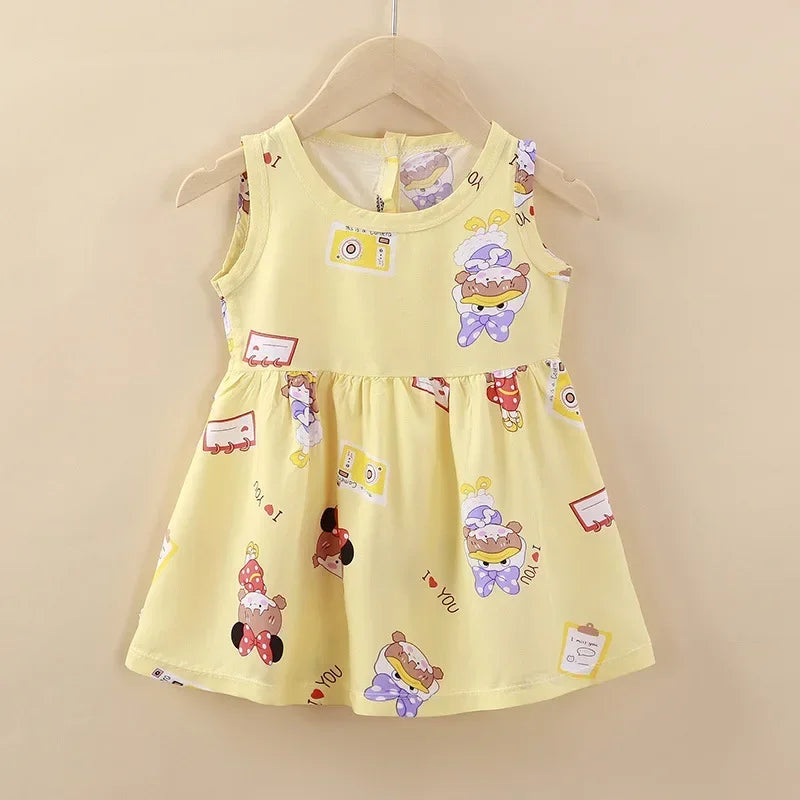 Girl's Summer Floral Dress