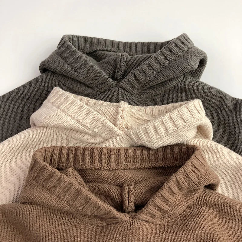 Boys Knitted Hoodie