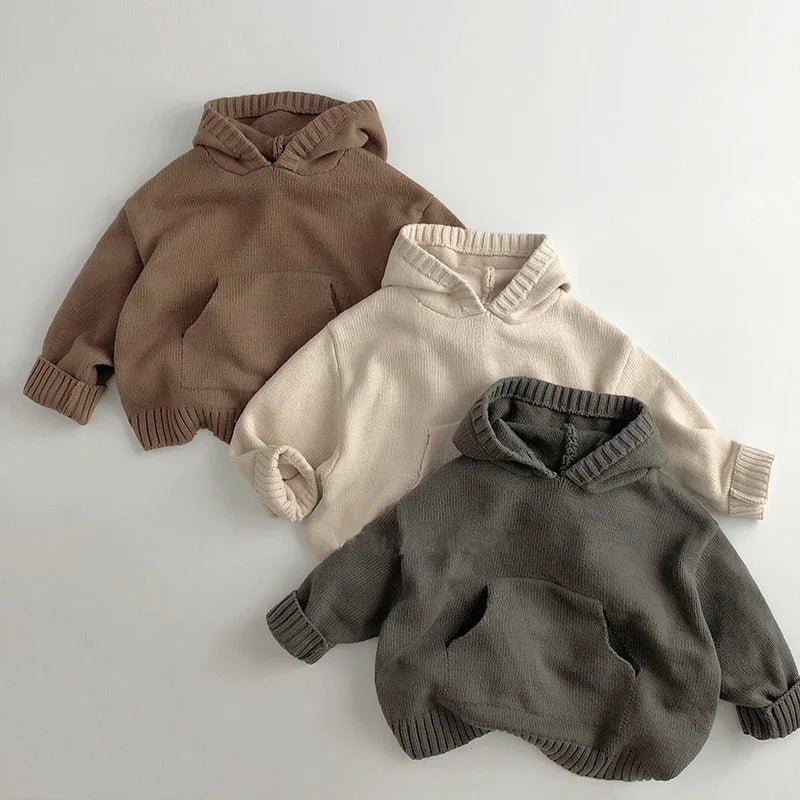 Boys Knitted Hoodie