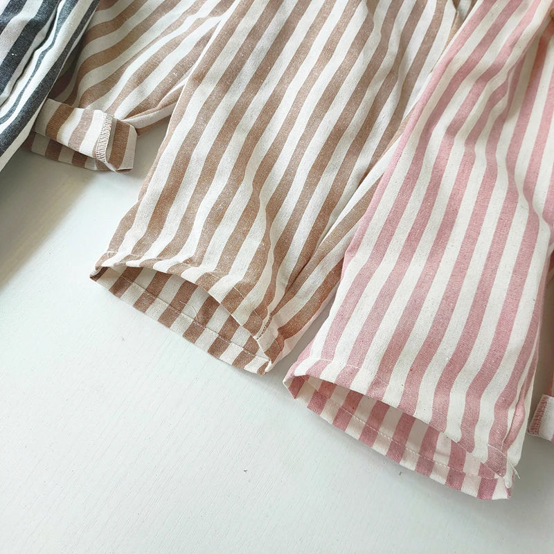 Boy's Striped Loose Pants