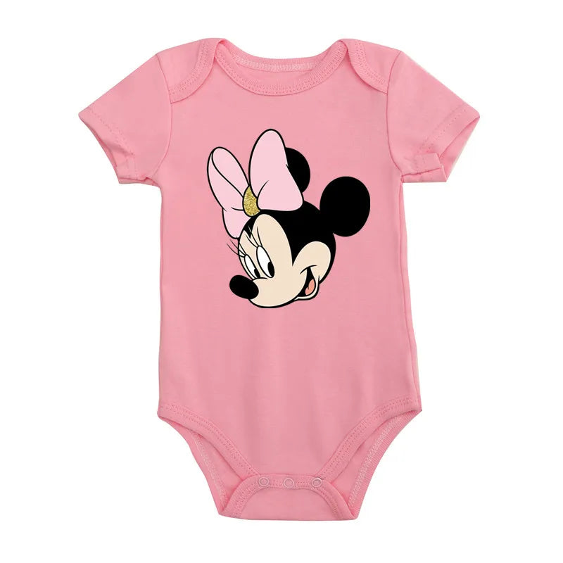 Girl's Cotton Disney Minnie Bodysuit